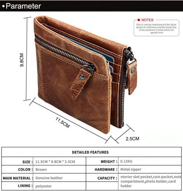 Genuine Leather wallet with RFID protection (1)