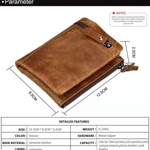 Genuine Leather Wallet style 5.