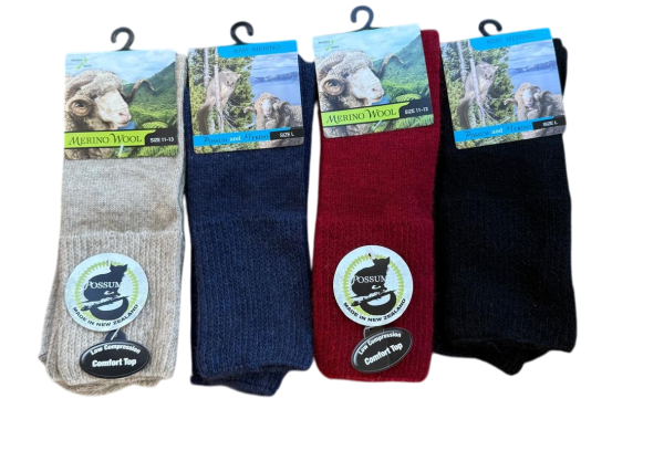Dress Possum and Merino socks with Comfort Top - Image 2