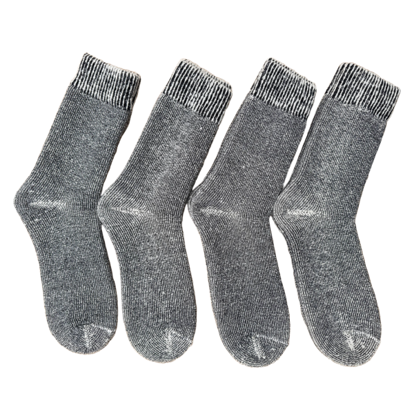 80% Merino Wool Socks 4 pairs (Extra-Thick) - Image 2