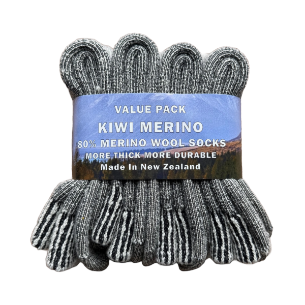 80% Merino Wool Socks 4 pairs (Extra-Thick)