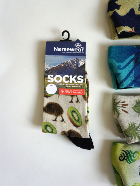 kiwi Socks - Digitally Printed Socks - Kiwi Merino and More