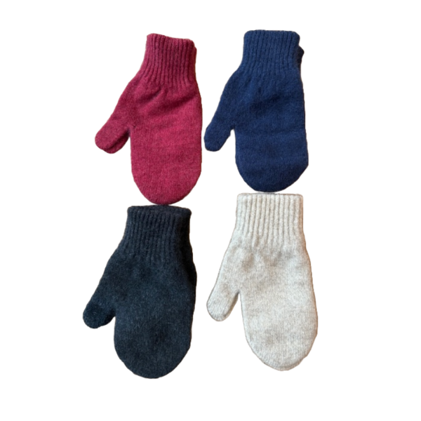 Possum and Merino Mittens (Kiwi Down)
