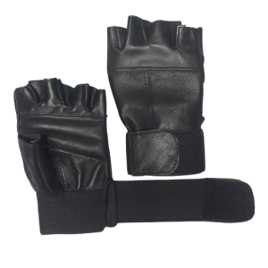 Active Wear Fingerless Leather Gloves